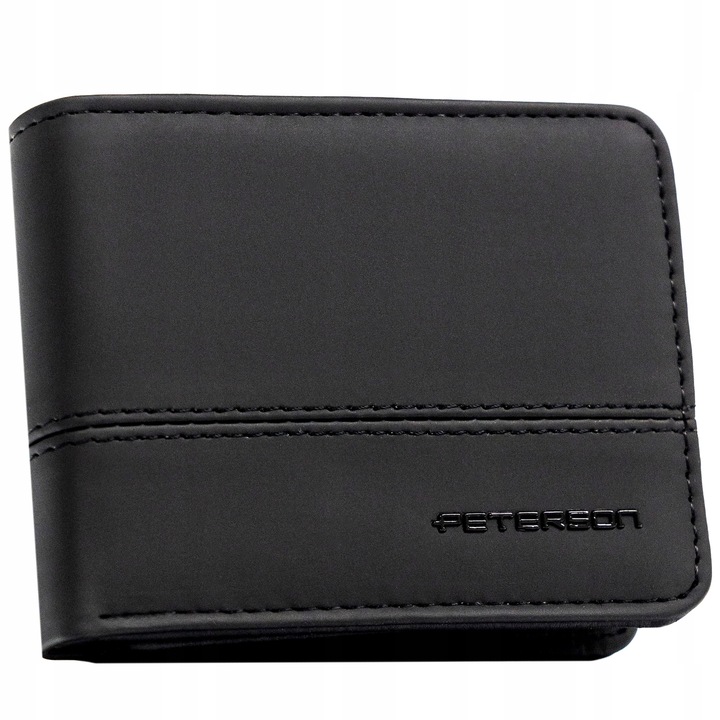 Portfel męski klasyczny poziomy RFID STOP mały kompaktowy prezent