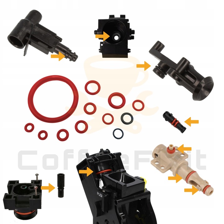 Komplet uszczelek do Saeco Philips LatteGo zestaw naprawczy +