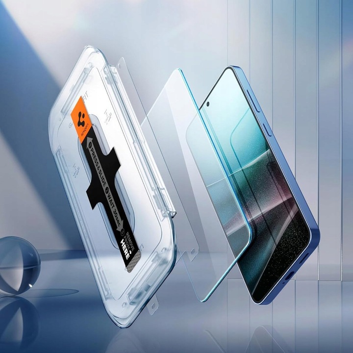 Szkło hartowane Spigen do Galaxy S25 / S24, 9H do etui z aplikatorem 2-Pack