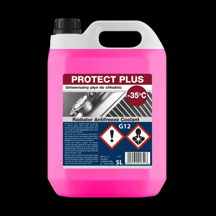 PŁYN DO CHŁODNIC CZERWONY 5L PROTECT PLUS K2