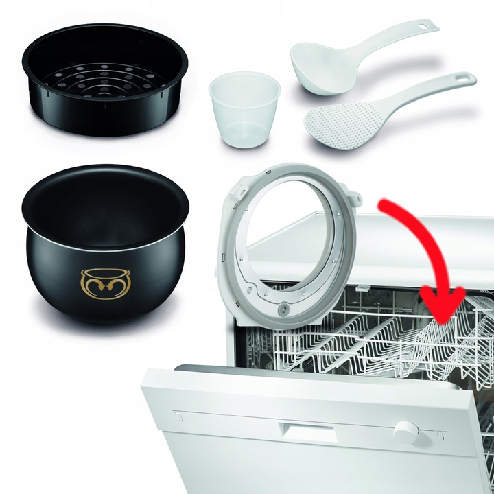 Multicooker Tefal Advanced 5L garnek elektryczny 45w1 biały RK8121