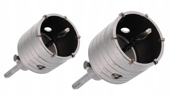 ZESTAW FREZY OTWORNICE SDS+ DO BETONU MURU KORONKI DO PUSZEK 65 + 80