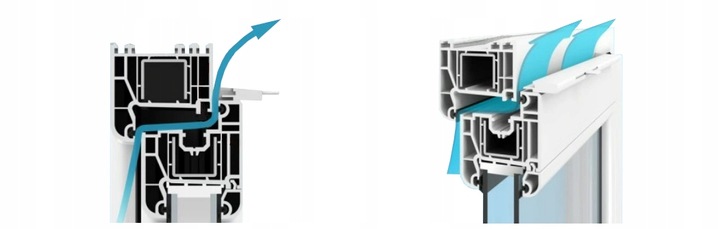 AIR-BOX BIAŁA USZCZELKA Nawiewnik okienny Nawiewniki okienne BEZ