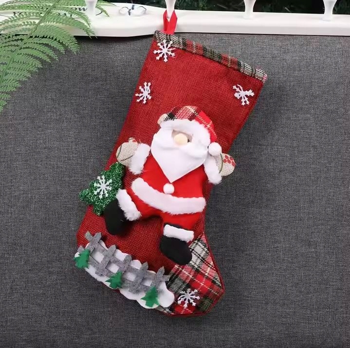 4X SKARPETA ŚWIĄTECZNA NA PREZENT Duża Ozdobna NA KOMINEK Okno Dekoracyjna