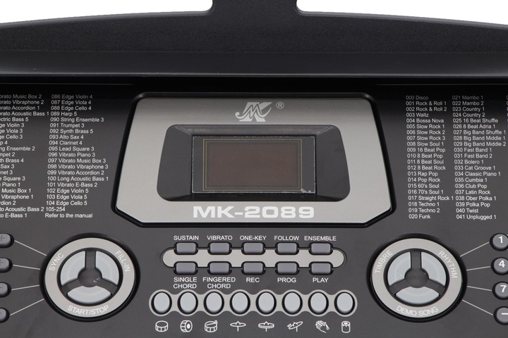 Keyboard Pianino MK-2089 61 klaw Mikrofon Statyw