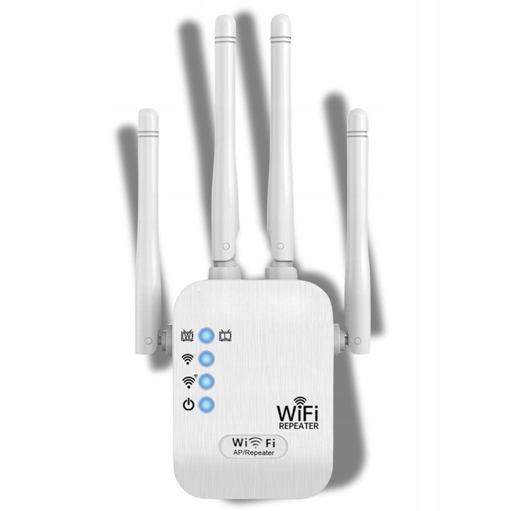 Domowy Wzmacniacz Sygnału WiFi Punkt Dostępu 300Mbps Szybki Bez Aplikacji