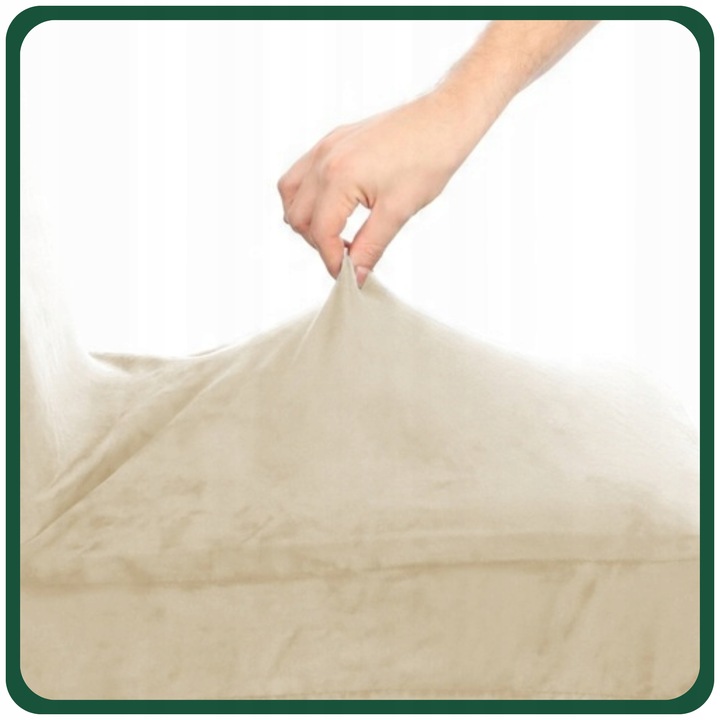 POKROWIEC NA KRZESŁO SKANDYNAWSKIE KASZMIROWY BEŻ WELUR ELASTYCZNY GRUBY