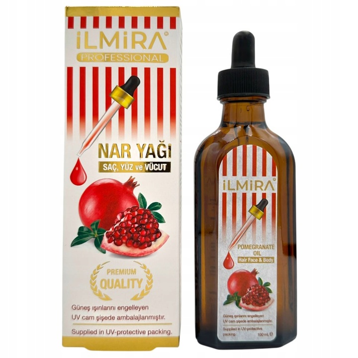 OLEJEK z granatu TURECKI 100 ml Oryginalny ILMIRA do włosów do masażu