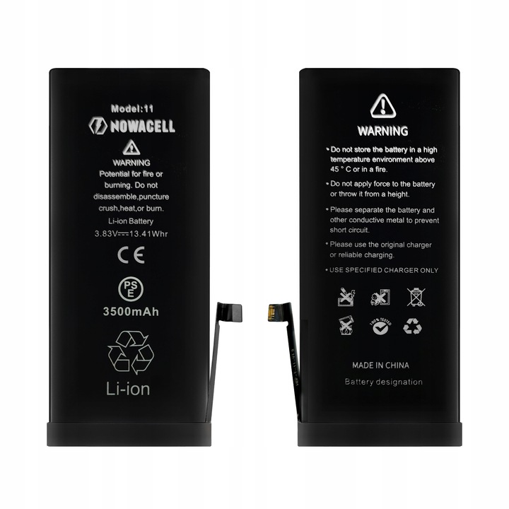 Bateria NOWACELL do iPhone 11 - większa pojemność