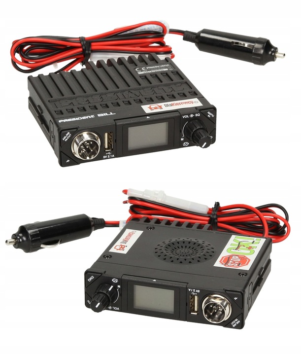 CB Radio PRESIDENT Bil Bily ASC małe rozmiary A6P