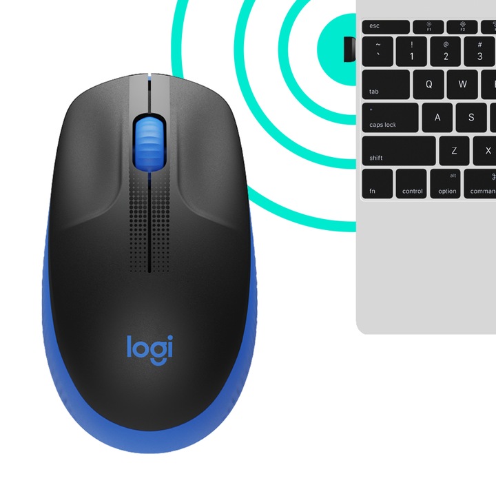 Myszka bezprzewodowa Logitech M190 sensor optyczny