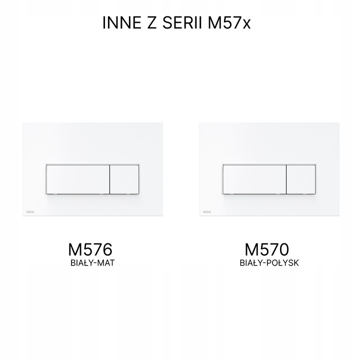 Przycisk spłukujący do WC Alcadrain/Alcaplast / Delfin M578 czarny-mat THIN
