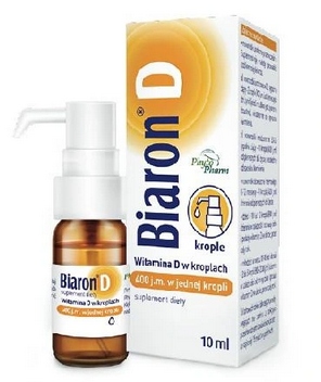 Bioaron Witamina D krople z dozownikiem 400 j.m.