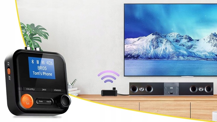 ADAPTER TRANSMITER BLUETOOTH ODBIORNIK NADAJNIK BT 5.2 AUX RCA JACK