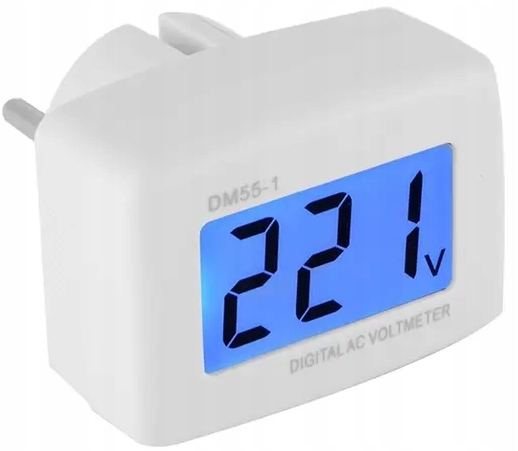 Cyfrowy woltomierz tester miernik napięcia w sieci w gniazdku AC 80-300V