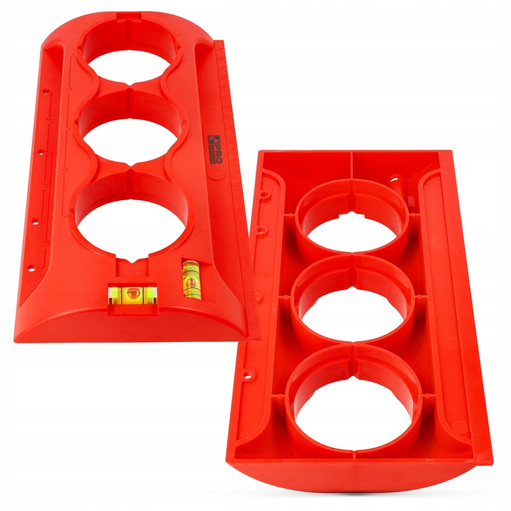 WZORNIK SZABLON DO WYCINANIA WYMIAROWANIA OTWORÓW POD PUSZKI GNIAZDEK