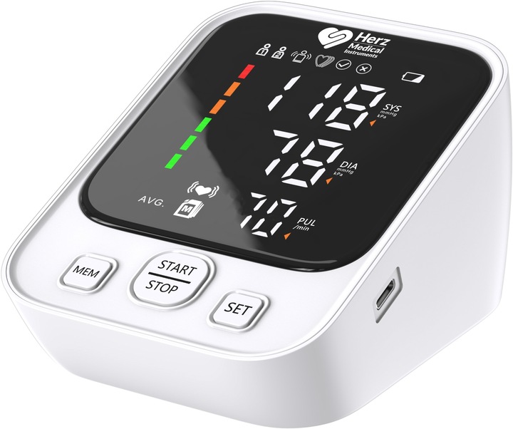 CIŚNIENIOMIERZ NARAMIENNY Automatyczny ZASILANIE USB MÓWI PO POLSKU ARYTMIA