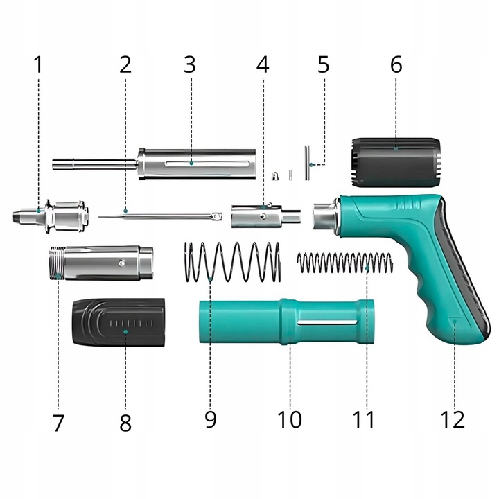 ZSZYWACZ PNEUMATYCZNY GWOŹDZIARKA DO DREWNA BETONU METALU + 200
