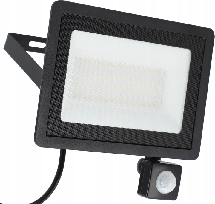 Naświetlacz LED SLIM 50W halogen z CZUJNIK RUCHU i zmierzchu reflektor