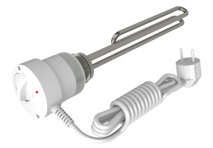 Bojler + GRZAŁKA 1,5kW podwójna wężownica do cwu ELEKTROMET WGJ 80 L