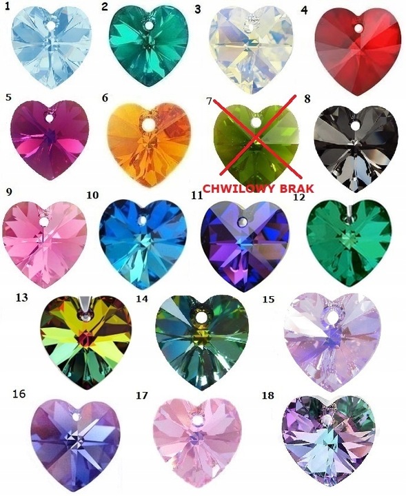 Naszyjnik SREBRNY SERCE SWAROVSKI dowolna literka łańcuszek z sercem