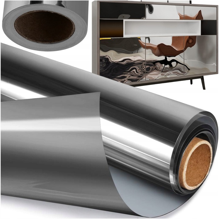 FOLIA LUSTRO WENECKIE OKIENNA SAMOPRZYLEPNA LUSTRZANA DO SZYB OKNA 50x152cm