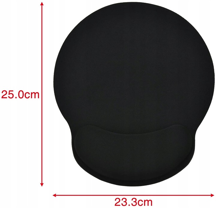 Podkładka pod Mysz i Nadgarstek EASY WORK Defender Duża Żelowa Antypoślizg