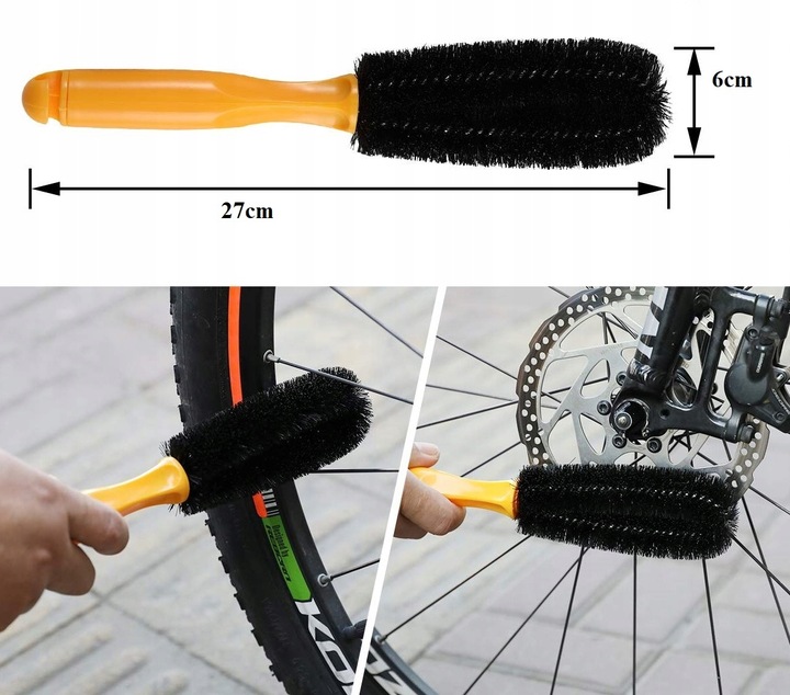 MEGA ZESTAW DO CZYSZCZENIA MYCIA ROWERU ŁAŃCUCHA PIELĘGNACJI