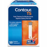 CONTOUR TS PASKI TESTOWE POMIAR GLUKOZY 50 SZT.