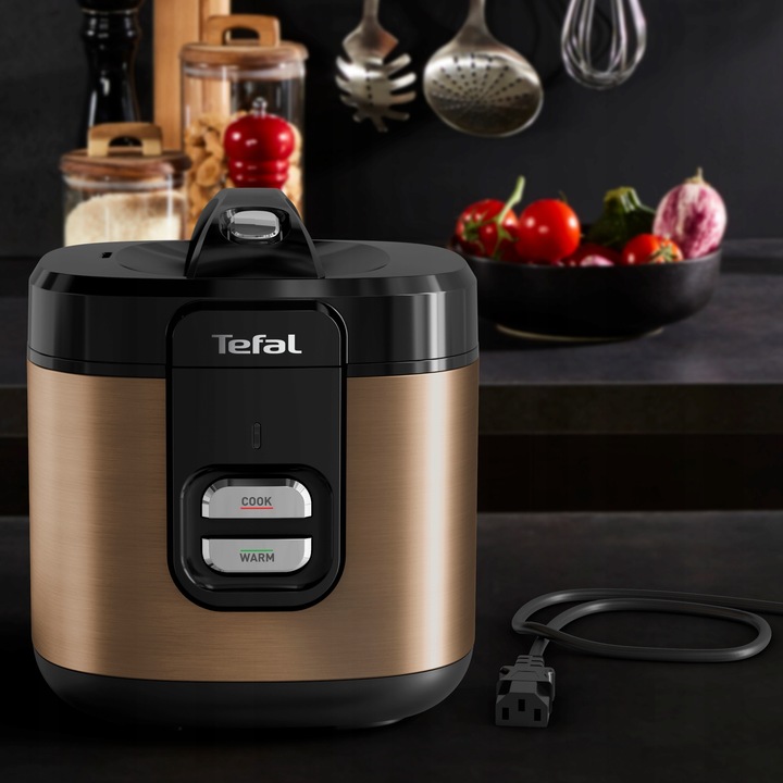 Multicooker ryżowar TEFAL Coppertinto garnek elektryczny 700W 2l