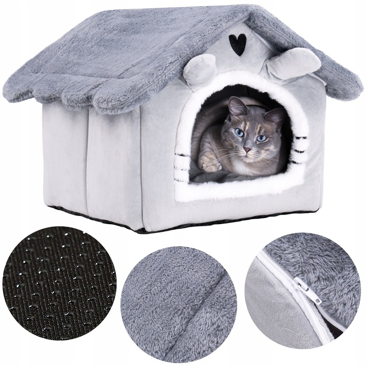 LEGOWISKO DLA KOTA KOTÓW DOMEK BUDKA KOJEC PLUSZOWY PODUSZKA POSŁANIE BUDA