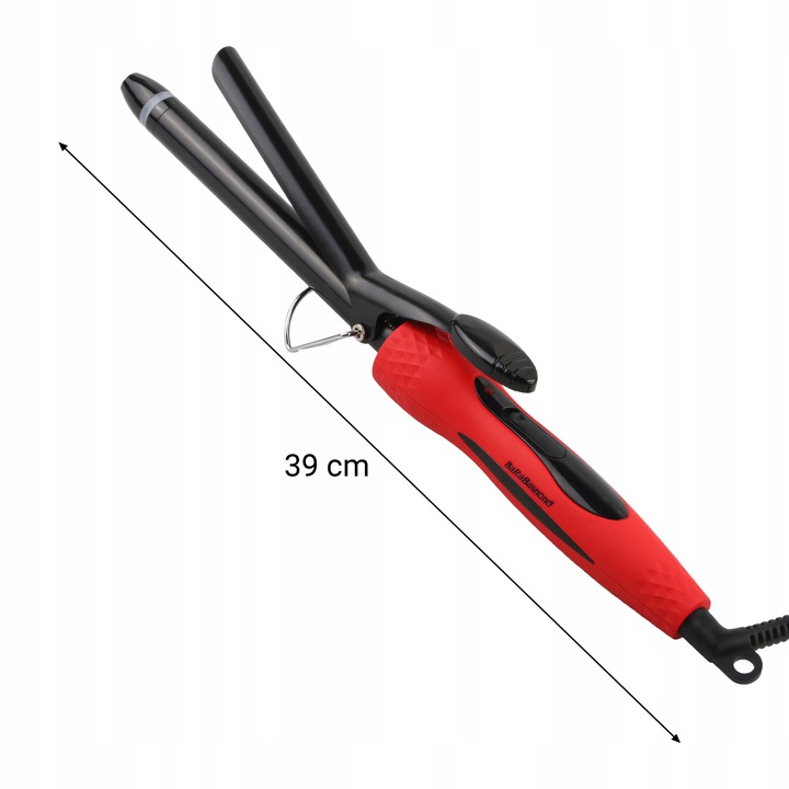 LOKÓWKA DO KRĘCENIA LOKÓW WŁOSÓW CERAMICZNA FALOWNICA 19MM 200 STOPNI