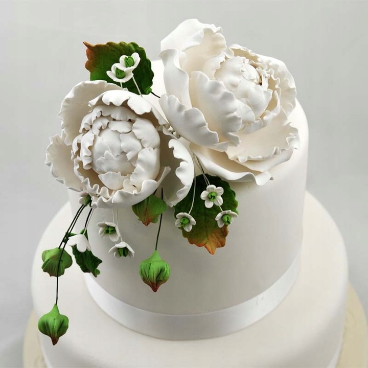 Saracino Masa cukrowa Biała do figurek na tort lukier plastyczny 1kg