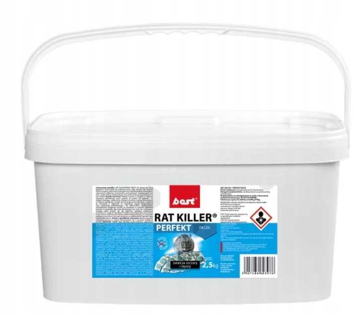 BEST RAT KILLER PERFEKT PASTA 2,5 kg myszy szczury