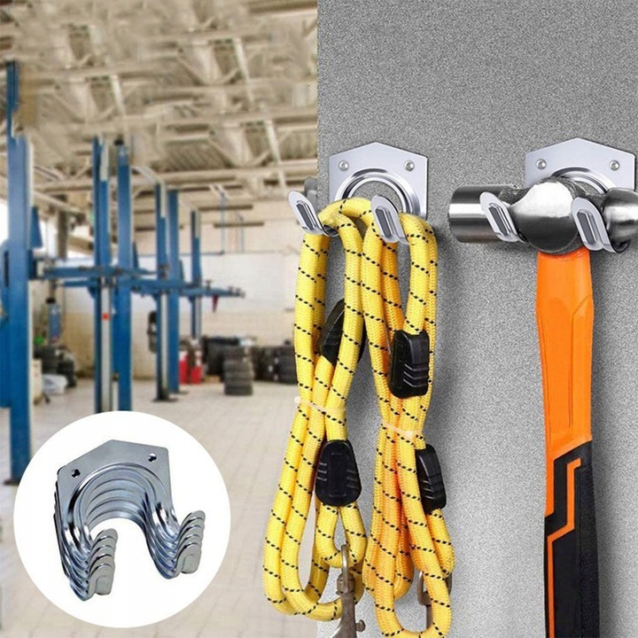 WIESZAKI POJEDYNCZE NA NARZĘDZIA ogrodowe do garażu wieszak uchwyt 20