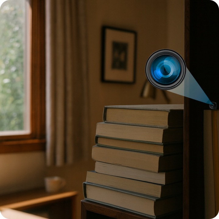 MINI KAMERA WIFI SZPIEGOWSKA UKRYTA ANDROID ZDALNY PODGLĄD CZUJNIK