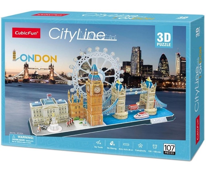 CUBIC FUN Cubic Fun Puzzle 3D City Line London