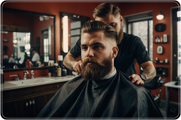 Trymer golarka maszynka do włosów do brody zarostu do golenia 6w1 Berdsen