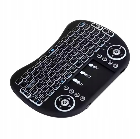 KLAWIATURA BEZPRZEWODOWA MINI LED SMART TV ŚWIECĄCA TOUCHPAD PODŚWIETLANA