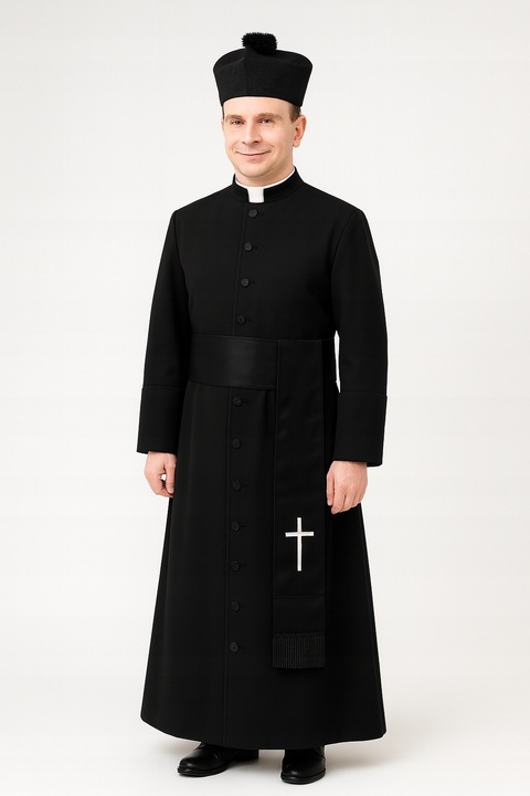 STRÓJ KSIĘDZA NA HALLOWEEN KSIĄDZ BISKUP WIKARY KLECHA OJCIEC MATEUSZ