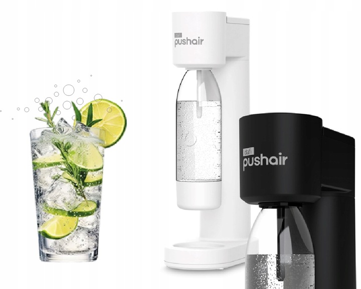 PUSHAIR Saturator Do Wody Dafi Syfon Biały + Nabój CO2 + Butelka 0,7