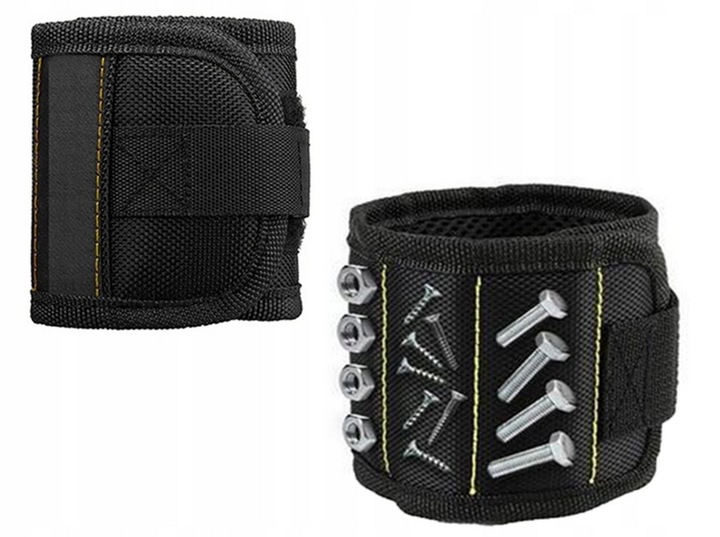 Magnetyczna opaska narzędziowa na rękę nadgarstek śruby przybornik