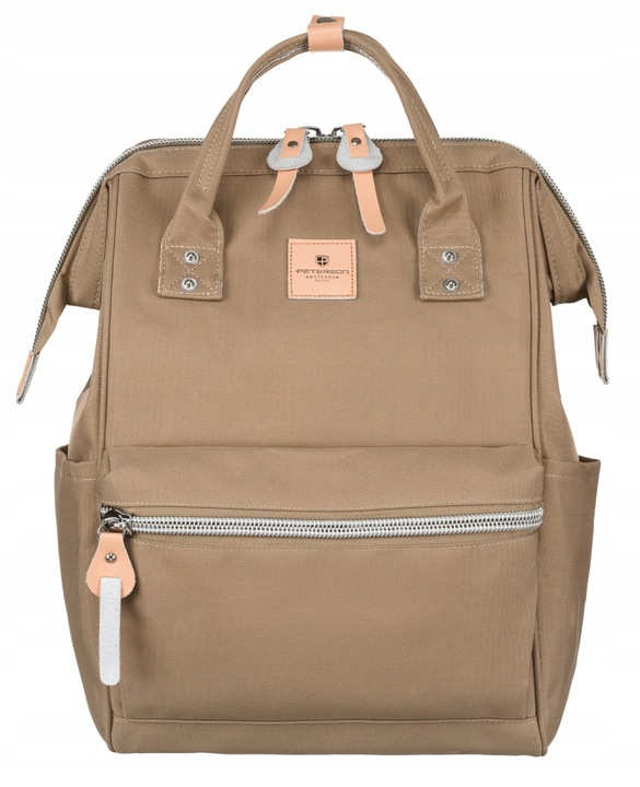 Plecak miejski PETERSON pojemny na laptopa damski port USB podróżny
