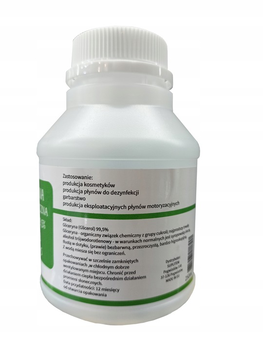 ZESTAW GLIKOL I GLICERYNA 500ML BUTELKI GRATIS