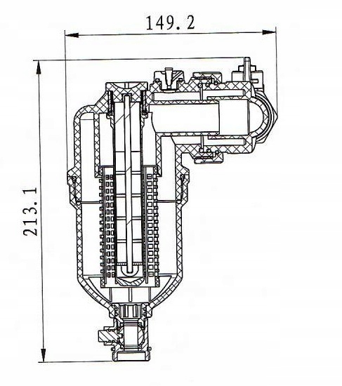 SEPARATOR ZANIECZYSZCZEŃ FILTR MAGNETYCZNY 1" IBO