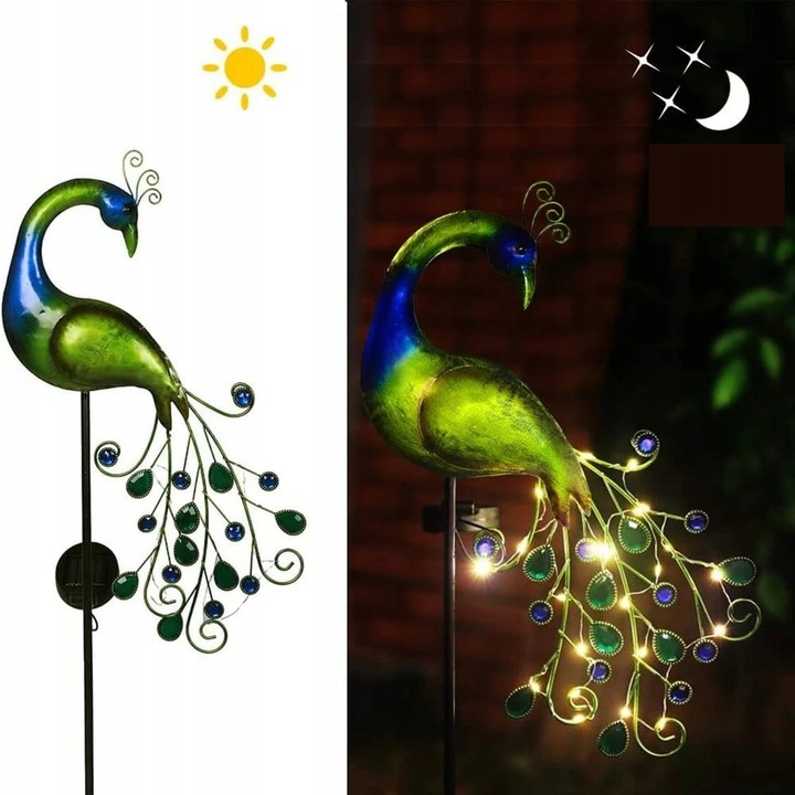 Ogrodowa lampa solarna LED PAW multikolor