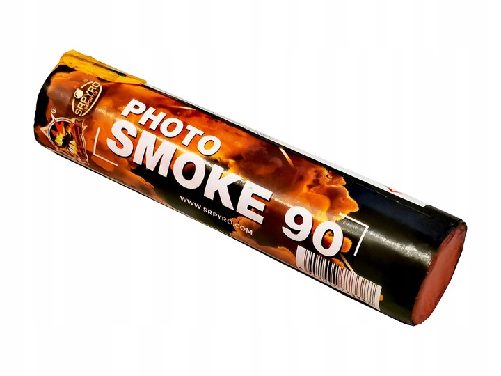 Pomarańczowa świeca dymna PHOTO SMOKE CLE7038O 90sek SRpyro 4 sztuki