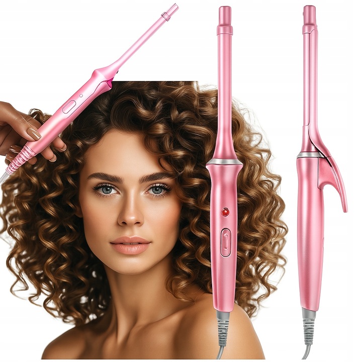 LOKÓWKA do włosów do KRĘCENIA loków szybkie nagrzewanie bez uszkodzeń