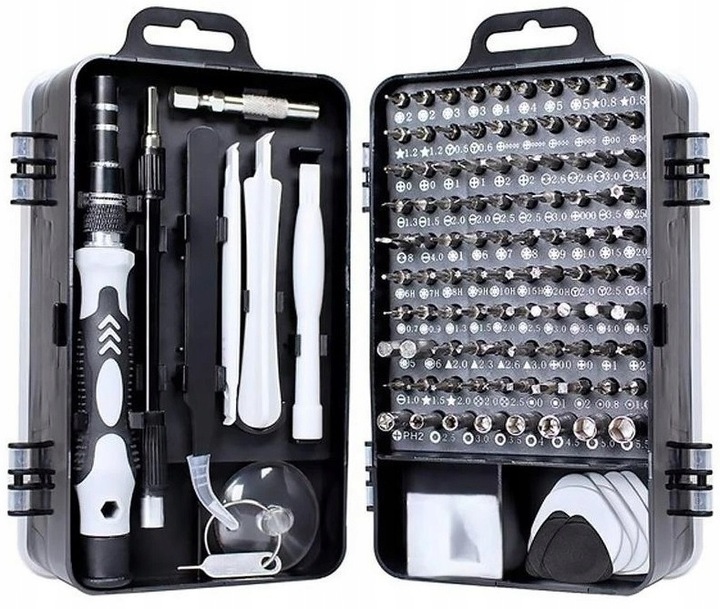 ZESTAW MAŁYCH ŚRUBOKRĘTÓW BITÓW MINI DO LAPTOPA DO KOMPUTERA 115W1