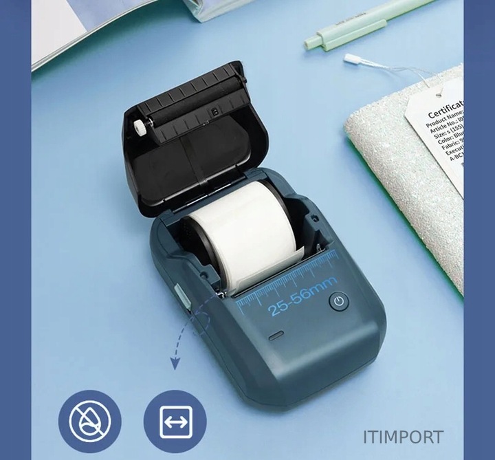 NIIMBOT B1 Drukarka Termiczna NAKLEJKI Bluetooth